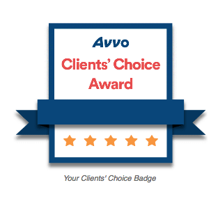 Avvo badge from the original site