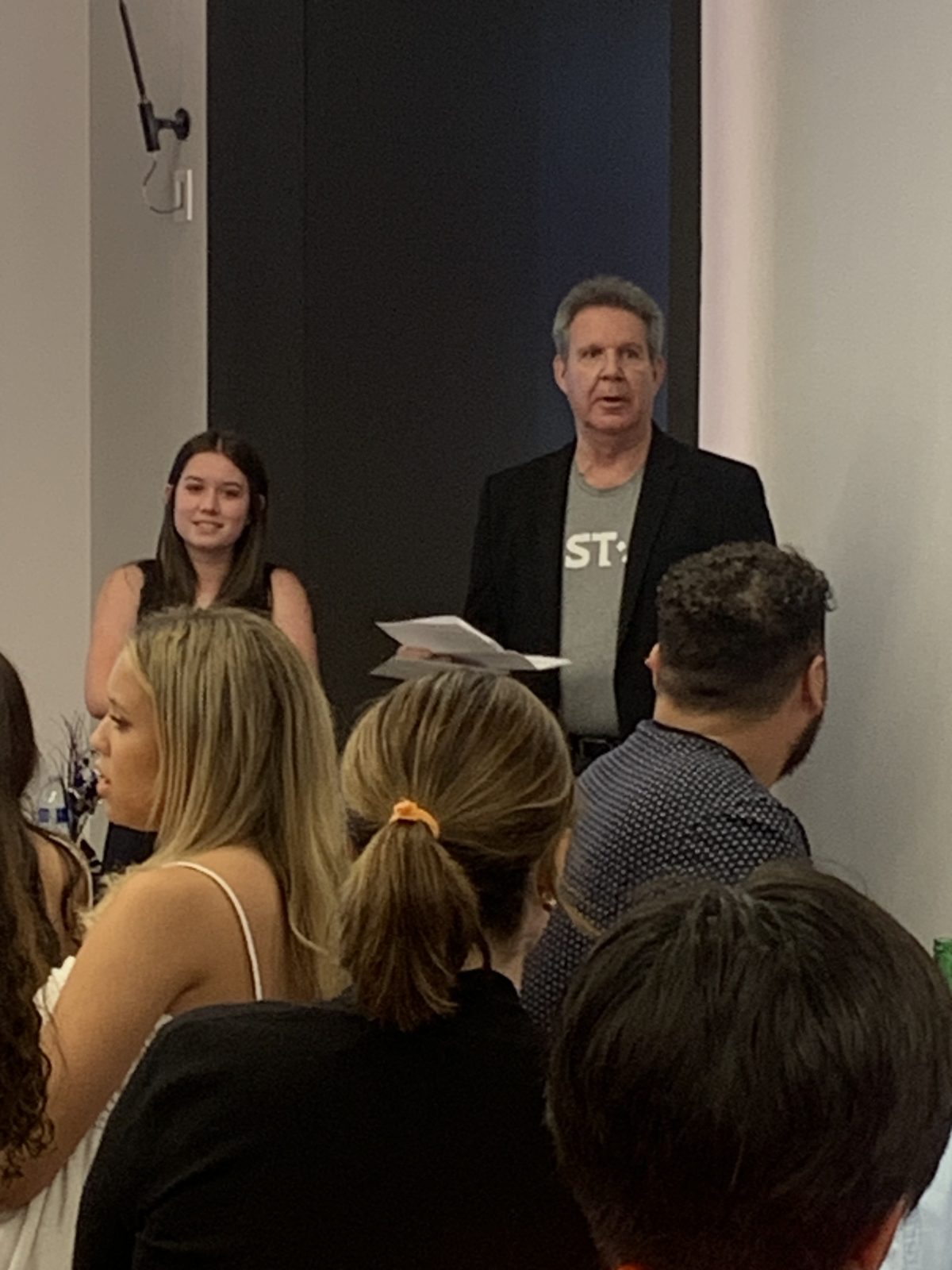 Paul speaking to an audience